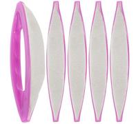 GALPADA 5 Limas para Dar Forma y Pulir Uñas Púrpura Pulidoras de Uñas de Material Sintético Herramienta Portátil Adecuada para Salones y Viajes