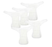 GALPADA 5 Pañales Reutilizables de Algodón para Recién Nacidos Talla S 0-3 Meses Color Blanco Natural Lavables y Suaves para Ñiño Pañal de Tela Ecológico y Absorbente para Uso