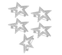 GALPADA 5 Piezas Broche De Estrella Con Circonita Broche Para Camisas Trajes Abrigos Para Fiestas Graduaciones y Eventos Especiales
