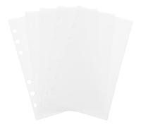 GALPADA 5 piezas Fundas de Presupuesto Reutilizables para Sueltas Organizador de Recibos y Tarjetas Insertos Duraderos de PP para Carpetas de Anillas