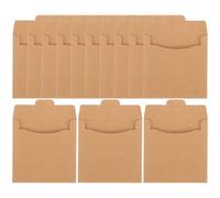 GALPADA 50 Fundas para CD y DVD de Papel Kraft, Sobres Protectores para Almacenamiento y Transporte, Pack 50 Unidades, Bolsas Organizadoras Resistentes para Oficina, Hogar y Uso Escolar
