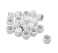 GALPADA 50 Macetas En Miniatura para Casa De Muñecas Muebles Macetas para Plantas Macetas para Manualidades Macetas Únicas De Plástico Blanco