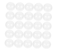 GALPADA 50 Piezas Contenedores Transparentes Redondos para Máquinas Expendedoras Caja de Almacenamiento Rellenable Bolas de Dulces para Cestas de Obsequio de Pascua