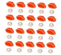 GALPADA 50 Piezas De Bocas Decorativas De Pico Bocas De Pato Juguetes Picos Manualidades para Patos Kit De Boca para Bebé Mini Boca De Pato Boca Artesanal Pico De Seguridad