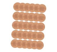 GALPADA 50 piezas Unidades de Vendas Adhesivas Elásticas de Tela Transpirable Curación de Heridas Protección contra Ampollas Redondas Pequeñas para Dedos y Articulaciones Confort y