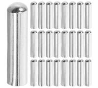 GALPADA 50 Unidades Kit de Puntas de Reemplazo de Metal para Cordones de Zapatos, Resistentes y Ajustables, Cabezas Redondas Elegantes para Reparación y DIY