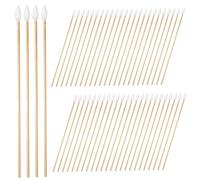 GALPADA 500piezas Hisopos De Algodón De Precisión Bastoncillos De Algodón Punta Puntiaguda Para Limpieza De Uñas Maquillaje De Ojos y Dispositivos Electrónicos