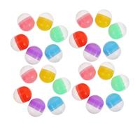 GALPADA 50piezas Redonda De Plástico Vacía De De Chicles Forma De Para Máquina Expendedora De Juguetes Para Regalos De Cumpleaños y Decoración De Fiestas De Navidad