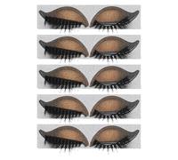 GALPADA 5pares Pegatinas para Sombras de Ojos y Pestañas para Maquillaje de Fiesta y Halloween para Mujeres