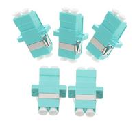 GALPADA 5piezas Adaptador De Fibra Óptica LC Unidades Conector LC para Conexiones De Adaptador De Cable De Fibra para Interfaz De Óptica