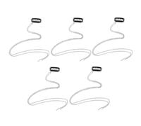 GALPADA 5piezas Horquilla Pelo Con Cadena De Gemas De Imitación Pinzas Trenzadas Para Niñas Accesorios Para Rastas Con Brillantes y Cadenas Para Fiestas y Eventos