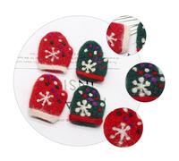GALPADA 5piezas Materiales para Decorar el Árbol de Navidad Broches de Fieltro Pecho Ramillete Navideño Broche Creativo para Fiesta Navideña Color Aleatorio