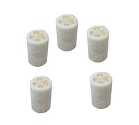 GALPADA 5piezas Toalla de Baño de Lufa Esponjas de Lufa Naturales para Ducha Exfoliantes Corporales Limpiadores Profundos Esponjas para Uso Diario