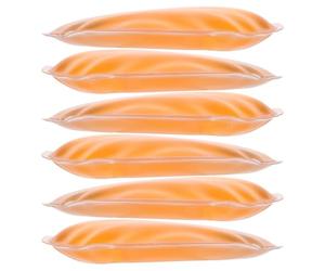 GALPADA 6 Calentadores de Manos Reutilizables a Presión, Almohadillas Térmicas Redondas para Exterior, Pack 6 Piezas Naranja, Calentadores para Esquiar y Uso Diario, Mini Paquetes de