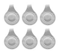 GALPADA 6 Clips Reflectantes Magnéticos Blancos para Ropa, Mochilas Escolares y Arneses de Perro, Pequeños Reflectores Portátiles para Correr y Actividades Deportivas al Aire Libre