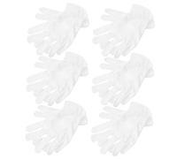 GALPADA 6 Guantes de Microfibra Reutilizables para Inspección de Joyería y de Arte Antiestáticos para Eventos y Uso Diario Cómodos para Hombres y Mujeres