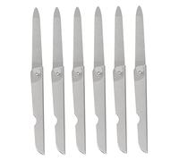 GALPADA 6 Piezas De Lima De Uñas Recta Y Gruesa Cortadores De Cutículas Kit De Cortador De Uñas Plegable Cortador De Uñas Portátil Para Manicura Y Pedicura Cortaúñas Profesionales
