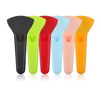 GALPADA 6 Piezas Fundas Magnéticas para Tijeras Protección de Tijeras de Cocina con Imán Flexible Hechas de Pp Resistente para Cortaúñas y Carnicero Colores Diferentes Negro Verde Rojo