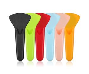 GALPADA 6 Piezas Fundas Magnéticas para Tijeras Protección de Tijeras de Cocina con Imán Flexible Hechas de Pp Resistente para Cortaúñas y Carnicero Colores Diferentes Negro Verde Rojo