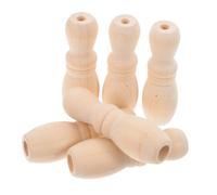 GALPADA 6 Piezas Mango Ciego borlas de Madera para persianas Accesorios a ciegas de Ventana Tassels Colgantes para persianas pernobas de Tirar de cordón Ciego Tasas de Madera Caqui