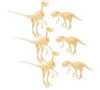 GALPADA 6 Piezas Modelo de Esqueletos de Dinosaurios para DIY Juguete Educativo de Fósiles para Excavación y Construcción Réplicas Realistas para Decoración Infantil