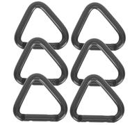 GALPADA 6 Piezas Mosquetones Triángulo Aluminio Resistente Clips Escalada Camping para Senderismo Viaje Exterior