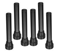 GALPADA 6 Piezas Patas para Trampolín de Acero Inoxidable con Funda Antideslizante de Goma, Soporte Robusto y Estabilidad para Uso en Exteriores en Trampolines