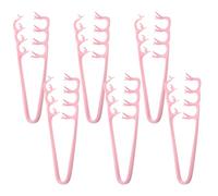 GALPADA 6 Piezas Peine para Cabello de Textura Esponjosa Peine de Dientes Anchos para Moldear el Cabello Rizado para Peinar en Casa