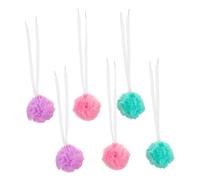 GALPADA 6 Piezas Pompones Decorativos para Patines con Cascabeles Bolas Esponjosas Colores Surtidos Adornos Desmontables para Cintas de Patinaje sobre Hielo y Ruedas Accesorios Divertidos