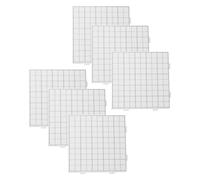 GALPADA 6 Piezas Tablero Cuadrado de Plástico para Cuentas Fusibles 52 Clavijas, Diseño Versátil y Duradero para Manualidades DIY y Actividades Familiares Creativas
