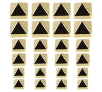 GALPADA 600 Piezas de Remaches Metálicos Piramidales Cuadrados para Ropa y Bolsos, Accesorios Punk en Aleación, Tamaños 1,2 Mm, 1,5 Mm y 2 Mm, Ideales para Bricolaje y Personalización