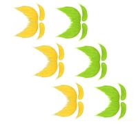 GALPADA 6juegos Barba y Cejas Postizas Autoadhesivas para Halloween Navidad y Fiestas Conjunto de Vello Facial Falso Realista y Divertido Color Aleatorio