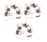 GALPADA 6pares Tacos De Afinación Para Ukelele De Cuerdas y Guitarra Clásica y Fáciles De Diseño y