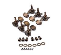 GALPADA 6piezas Calibre de Cuerda de Bronce Juego de Clavijas de Afinación para Guitarra Eléctrica y Acústica Accesorios de Guitarra para Afinar Cuerdas