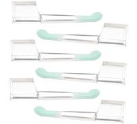 GALPADA 6piezas Cucharas De Silicona Para Limpieza De Oídos Suave y Visible Puntas Reemplazables Para Sacar Cera Diseño Ergonómico Cómodo y Duradero Para Uso Seguro