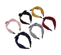 GALPADA 6Piezas Diademas Anchas para Mujer Accesorios Boho para Fiestas y Cosplay Colores