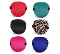 GALPADA 6piezas Parches Oculares Ajustables Suaves Para Adulto Para Ojo Izquierdo o Derecho Material Cómodo y Transpirable Uso Médico Para Ambliopía y Estrabismo