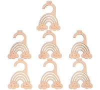 GALPADA 7 Divisores para Perchas de Armario en Material Sintético Color Caqui, Fáciles de Manipular y Ver, Organizadores Ideales para Armario Infantil y Habitación Ñiño