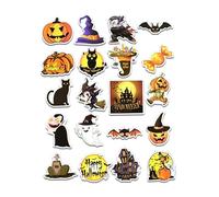 GALPADA 72 Pegatinas de Halloween Dibujos Animados Impermeables y Gruesas para Ordenador y Teléfono Diseño Único y Divertido Varios Estilos