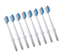 GALPADA 8 cabezales de cepillo para irrigador bucal en material ABS color blanco, compatibles con irrigadores orales, accesorios para limpieza precisa debajo de las encías