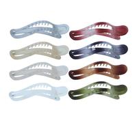 GALPADA 8 Piezas Clip Tipo Pinza Esmerilada Para Cabello Mujer Accesorios Pinzas De Garra Para Cabello Grueso De Color