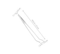 GALPADA 8 Piezas Kit de Pinzas para Alimentación de Reptiles y Plantas de Acuario Acero Inoxidable Resistente Curvas y Rectas de Herramientas Precisas para Terrarios y Peceras