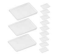 GALPADA 8 Piezas Mantel De Cuña Transparente Cuñas Niveladoras para Muebles Ajustables para Patas De Mesas Puertas De Armarios y Electrodomésticos para Nivelar