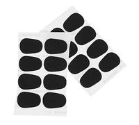 GALPADA 80 piezas Parches Adhesivos Ovalados para Boquilla de Saxofón de Cojines de Saxo para y Protección la Interpretación Musical