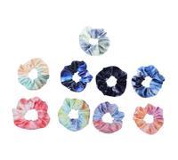 GALPADA 9 Coleteros Elásticos de Tejido Cremallera y Bolsillos Ocultos para Accesorios de Cabello de Mujer, Paquete de 9 Piezas Funcionales y Estables Color Aleatorio