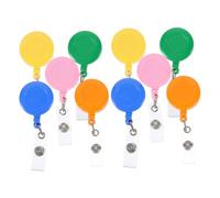 GALPADA 9 piezas Soporte Retráctil de Insignia Sujetadores Multi Función para Tarjetas de para Empleados y Profesionales