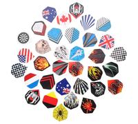 GALPADA 90 Piezas de Alas para Dardos Ligeras y Portátiles Accesorios Profesionales Diseño Colorido Colas Convenientes para Vuelos sin Problemas Ideales para Deportes y Práctica en