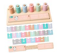 GALPADA Ábaco de Educativo para Cálculo Matemático Herramienta Ligera y Duradera para Aprender Aritmética y Desarrollo Escolar