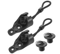 GALPADA Accesorio Antideslizante para Estores Enrollables con Gomas Elásticas Resistentes y Bolas de Fijación Soporte para Barras de Cortina Protección contra Viento para Persianas