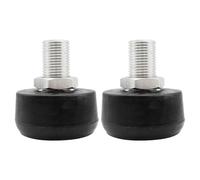 GALPADA Accesorios para Patines de Ruedas, Topes de Goma Ajustables en Forma Redonda, 2 Piezas para Frenos Duraderos, Uso Recomendado en Superficies de Asfalto y Cemento